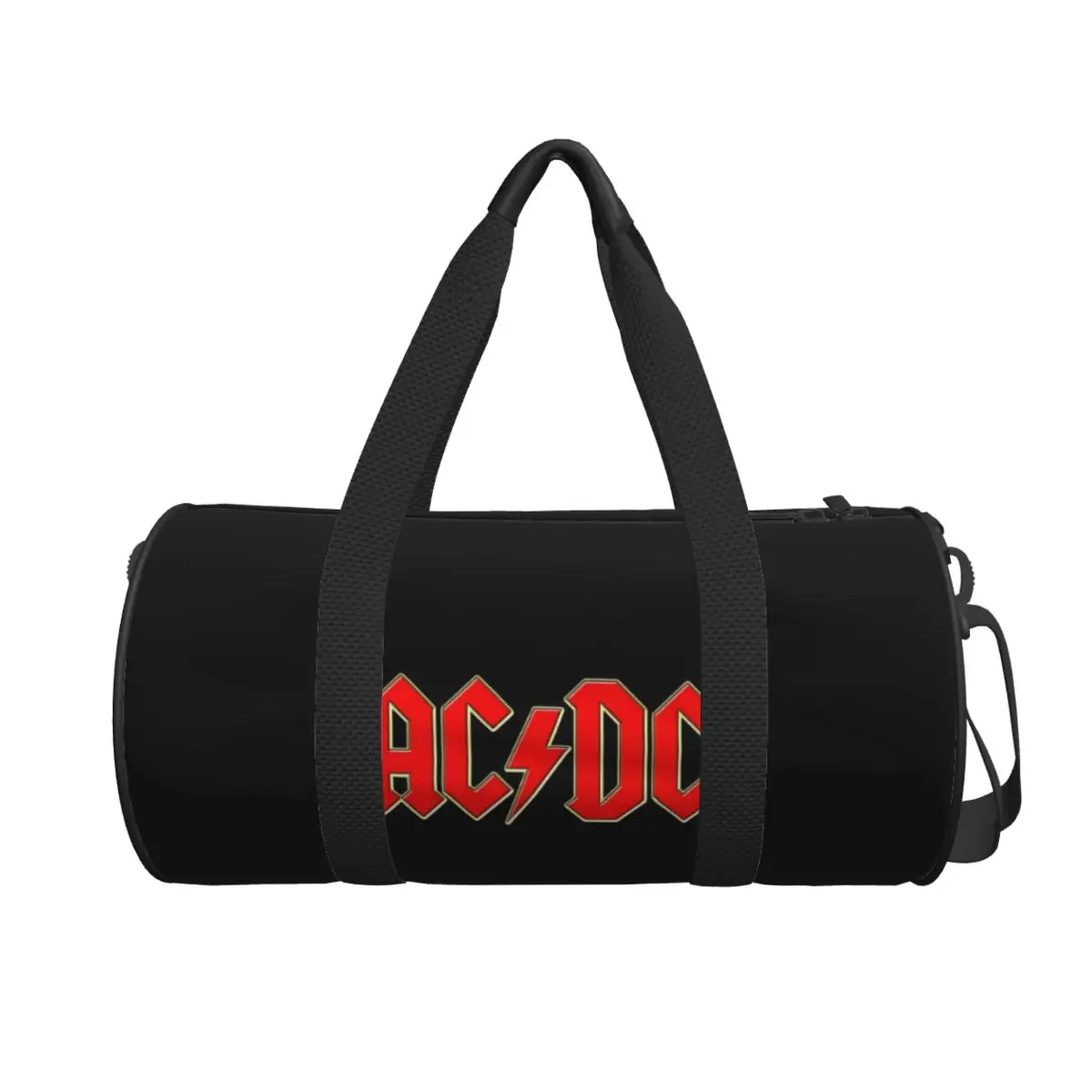 Saco de viagem colorido para homens, AC DC Rock, Hip Hop, grande capacidade, sacos esportivos, fim de semana, ginásio, natação, bolsa de fitness