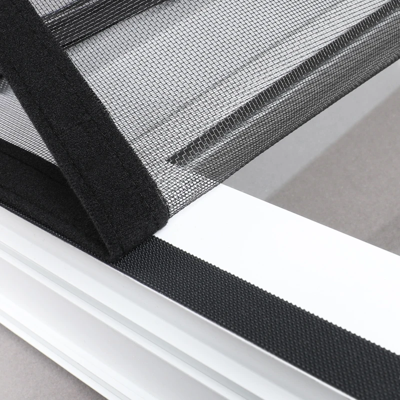 200+ !! Sizes Black Zipper Window Screen Mosquito Net, Insect-Proof Design, Suitable for Home, Easy to Install and Remove