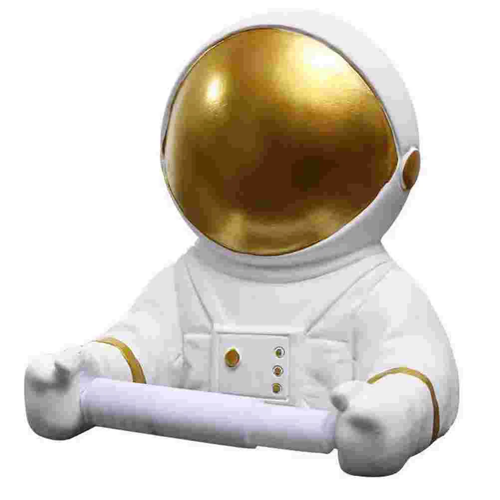 

Astronaut Tissue Holder Toilet Stand Paper Wall Mounted Rack Decorative Overhead Projector