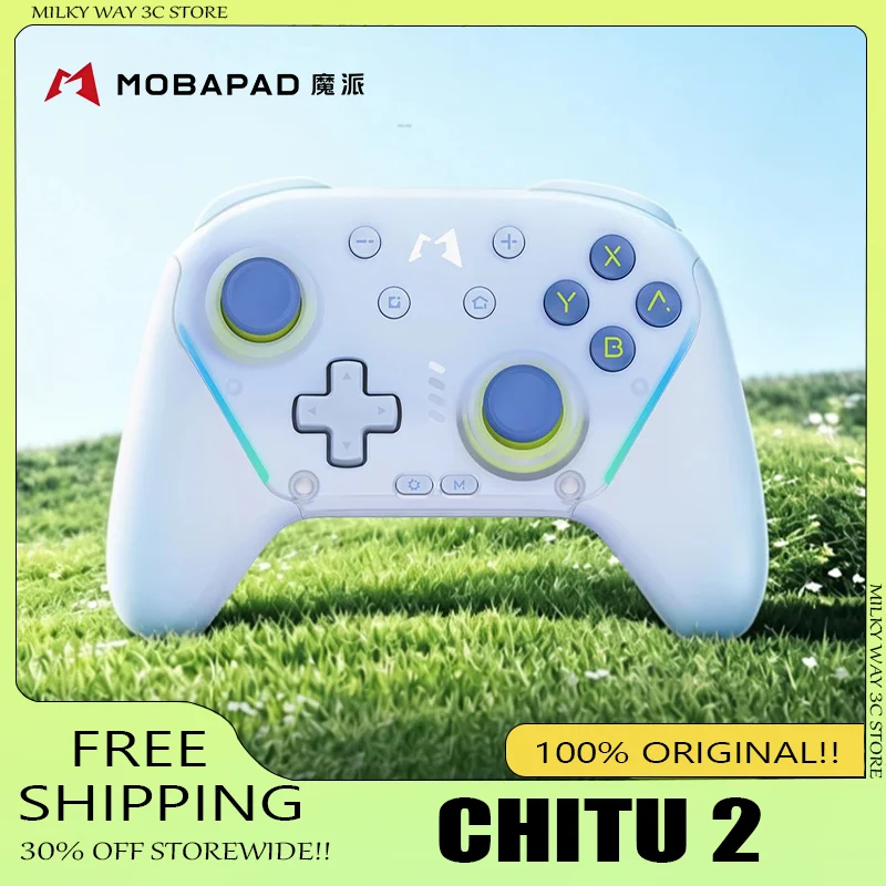 

MOBAPAD CHITU 2 HD Mechanical Controller - Glossy Version for Nintendo Switch 1/2, PC, Android, IOS with TMR Sticks Gamepad Gift