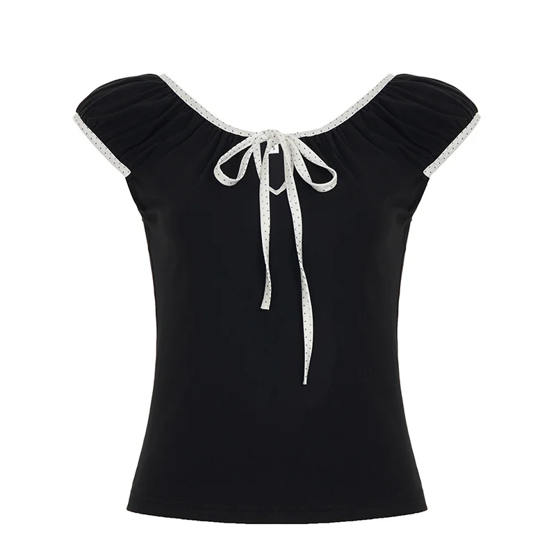 

Майка в стиле для девочек, женская летняя корейская версия с бретелями, контрастные цвета, верхняя одежда без рукавов, топы