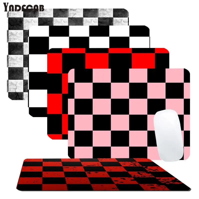 Checkered Custom Skin Keyboard Mat Table Mat Students Gabinete PC Gamer Desktop Mouse Pad Writing Desk Mats