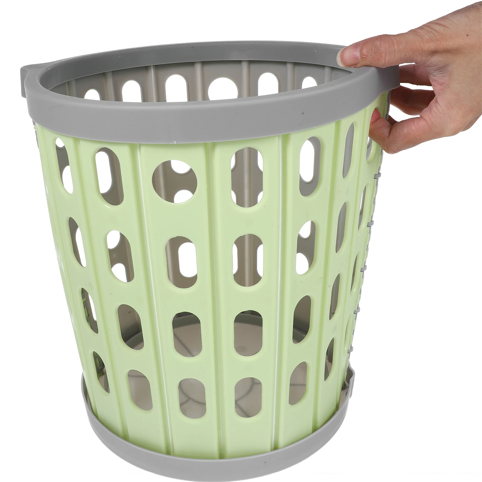 

Складной мусорный бак 10л, пластиковое ведро для мусора, спальня, кухня, мусорное ведро, большой отверстие, прочный складной мусорный бак для офиса