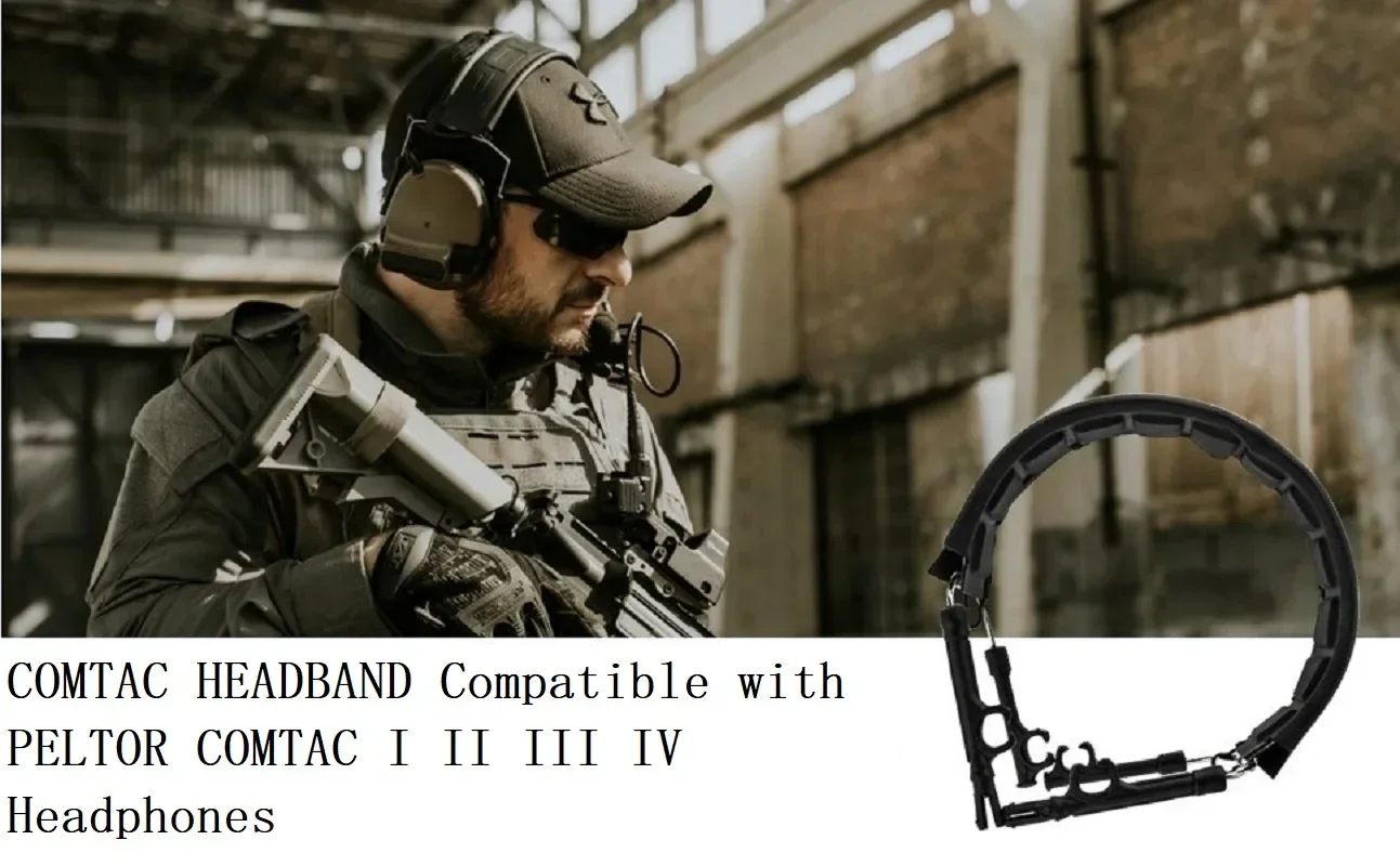 

TS TAC-SKY Hunting Airsoft Sport Tactical Headset Accessory, Compatible with Peltor COMTAC I II II Headset