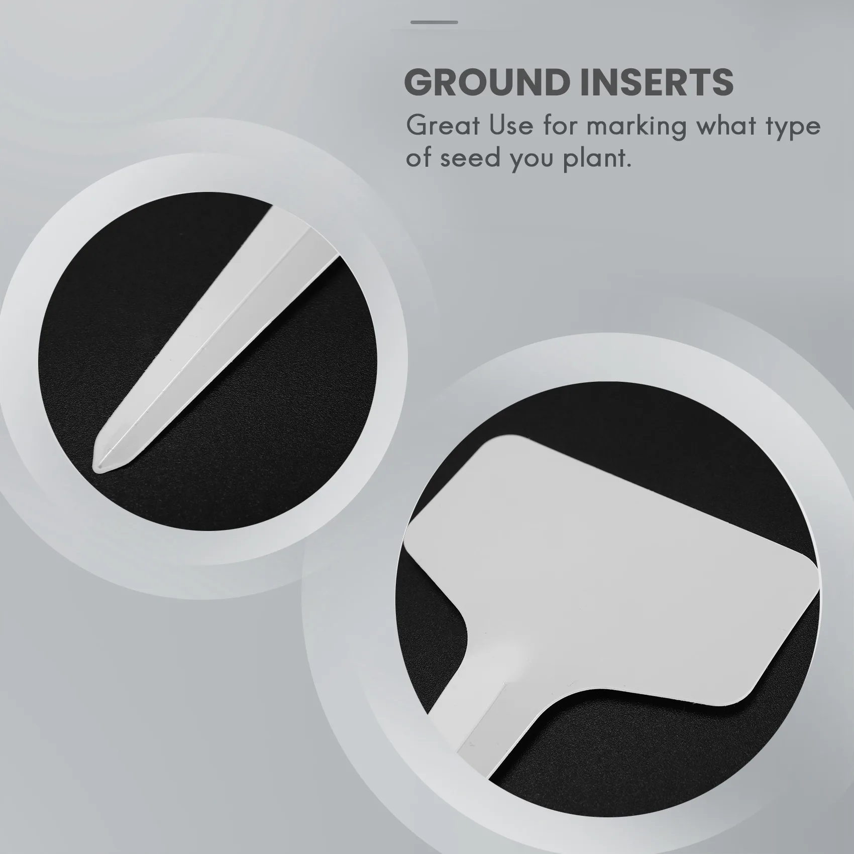 100 шт. ярлыки для сада, классификация садовых растений, ярлык для сортировки, бирка, пластиковая табличка, цвет белый