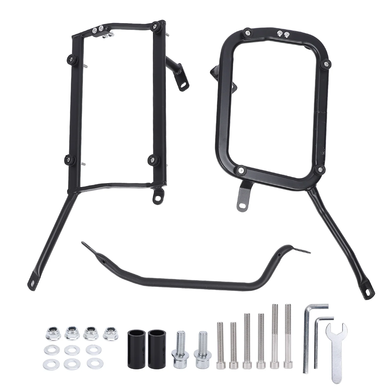 

Motorcycle Side Luggage Rack Holder Strong Load Bearing Motorcycle Side Luggage Storage Rack Stylish Look for TRK 502x