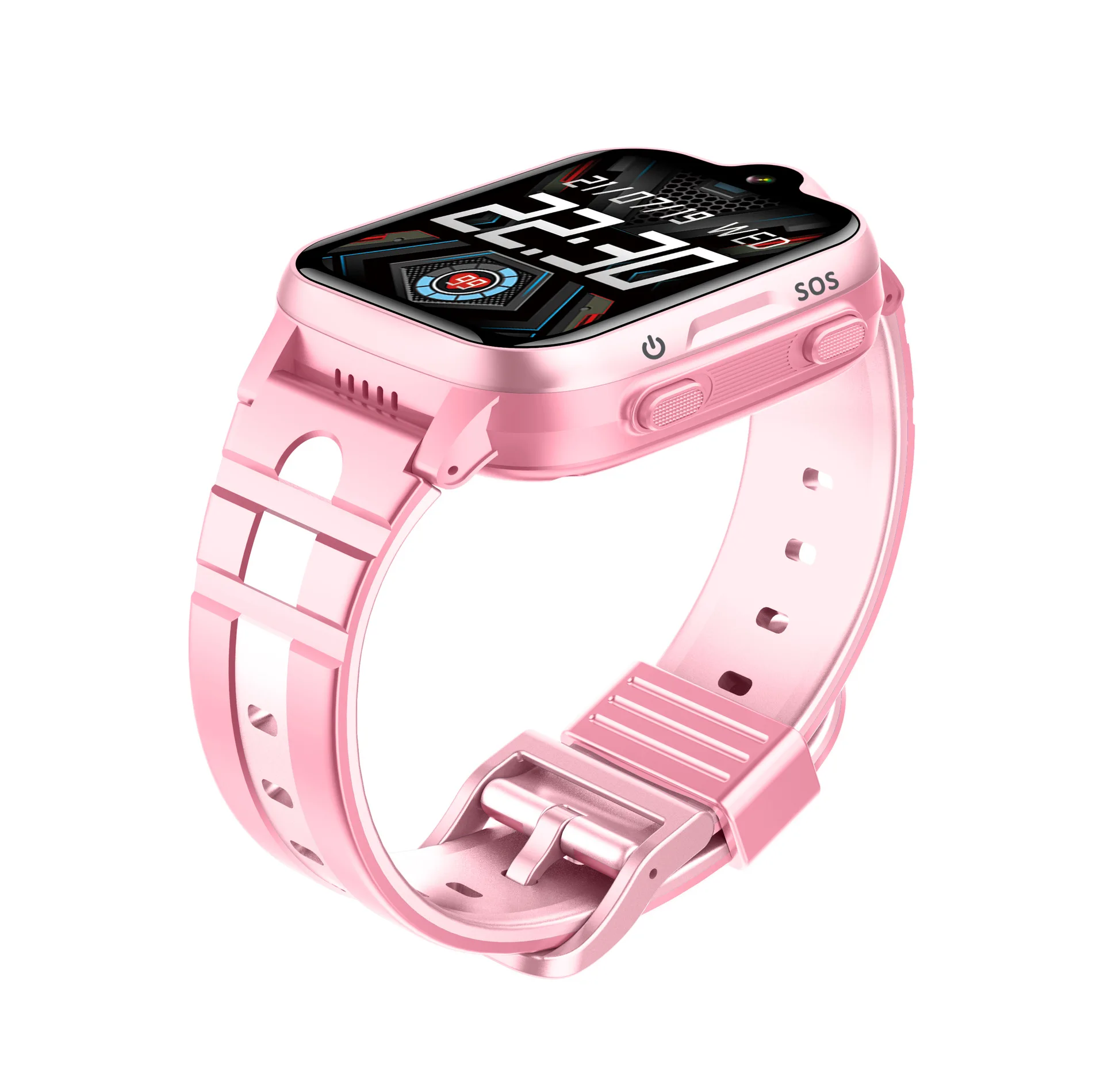 K15H Kids Smart Watch For Children GPS Position 4G Sim Card SOS Call 2MP Dual Camera Face ID Footprint Track  Voice Video Call