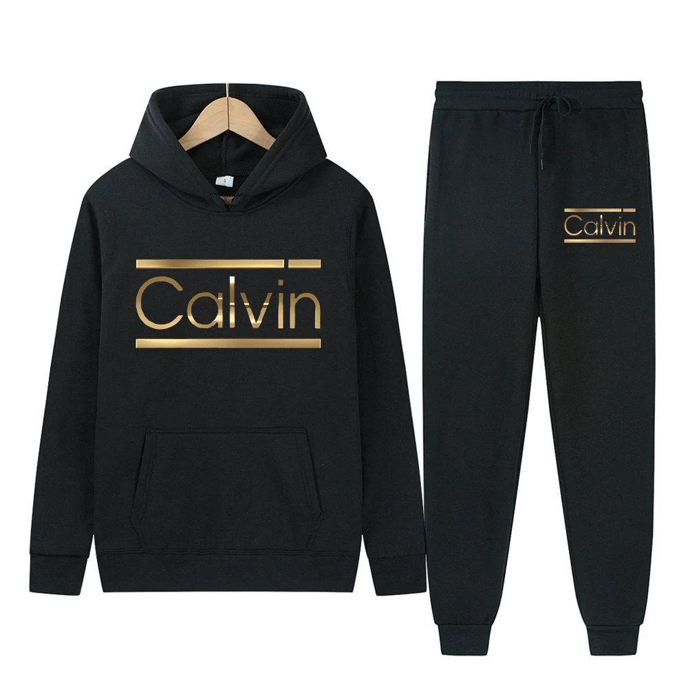 

Men Tracksuit Casual Joggers Hooded Sportswear Jackets And Pants 2 Piece Sets Hip Hop Running Sports Suit S-XXXL