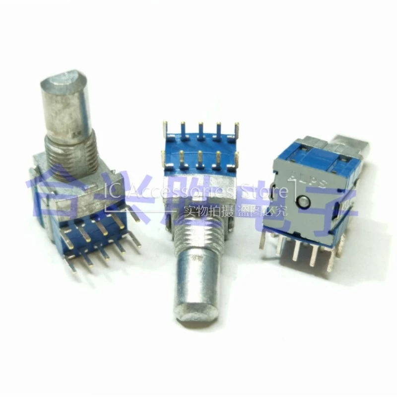 1PCS Rotary Switch Power Amplifier Audio Signal Switch 2 Knife 4 Gear Band Switch Half Shaft Length 15MM