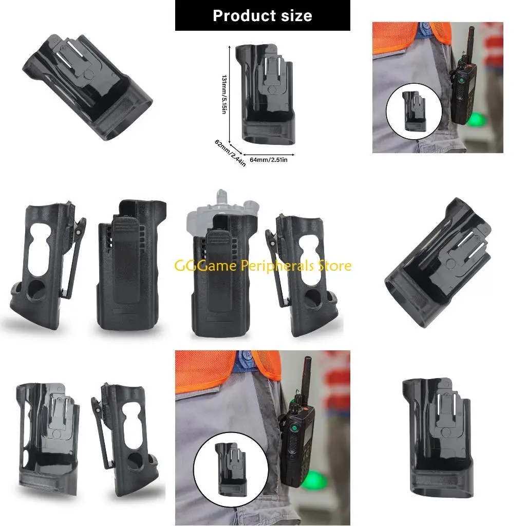 

U55B Universal Heavy Duty Plastic Radio Holder For APX6000 APX8000 PMLN5709A PMLN5709 Secure Waist Mount Nonslip Grip Design