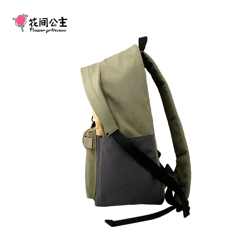 Flower Princess What Fun 2025 New Contrasting Color Fashionable Commuting Student Lightweight Travel Backpack for Men and Women