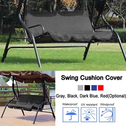 3 Seat Swing Canopies Seat Cushion Cover Set Patio Swing Chair Hammock Replacement Waterproof Garden