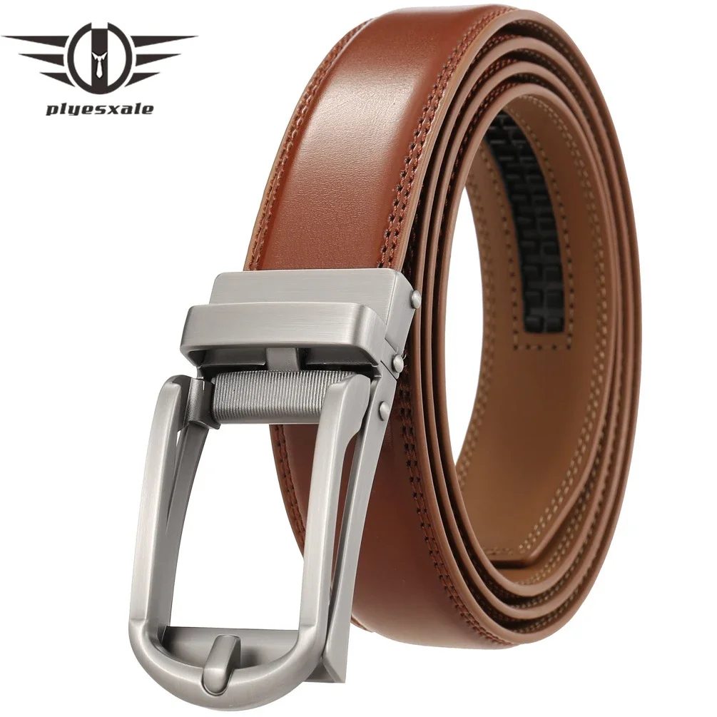 

Plyesxale Luxury Designer 3cm Width Automatic Buckle Belt For Men cinturones para hombre Mens Formal Belts cinto masculino B926