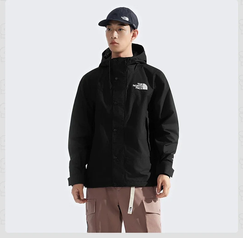 THE NORTH FACE Sudadera con capucha y cremallera para hombre, ropa deportiva para correr, chaquetas unisex NF0A8FZMJK31