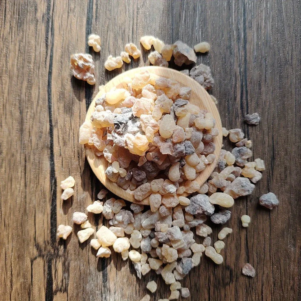 50g/500g Lemon Scented Intense Somali Frankincense Natural Resin Rich Incense Office Home Air Freshening for Churches Spiritual