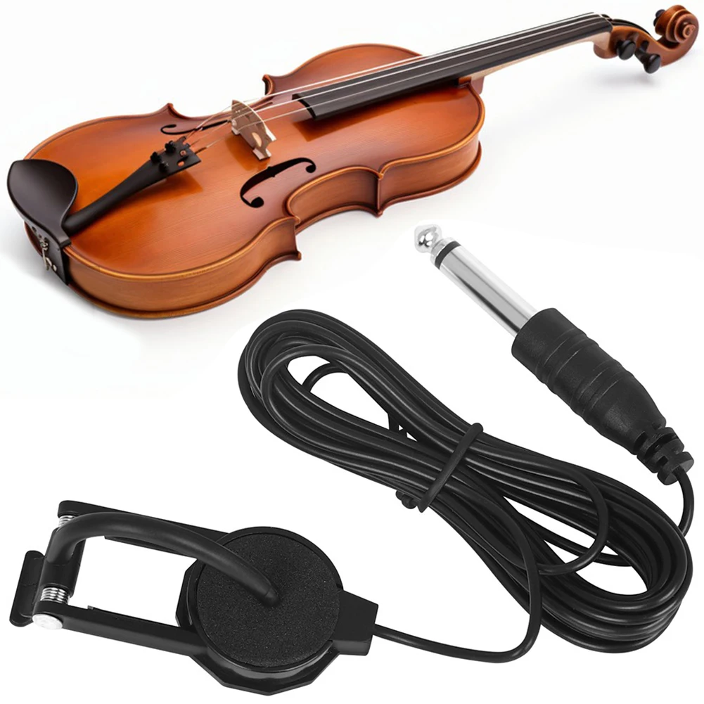 

Violin Pickup Violin Microphone Pickup Portable Violin Electric Pickup Violin Pickup System Musical Instruments Accessories
