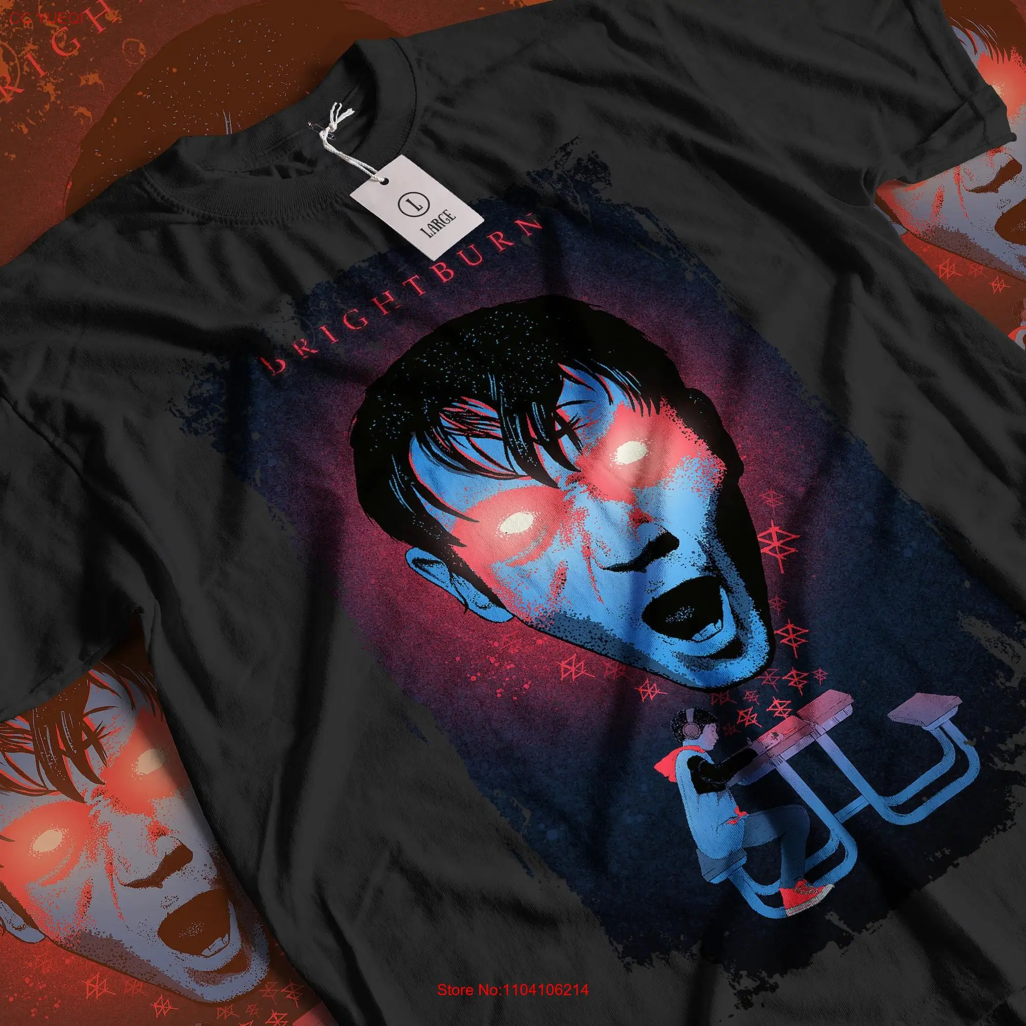 Aesthetic Brightburn Movie Streetwear  T Shirt long or short sleeves