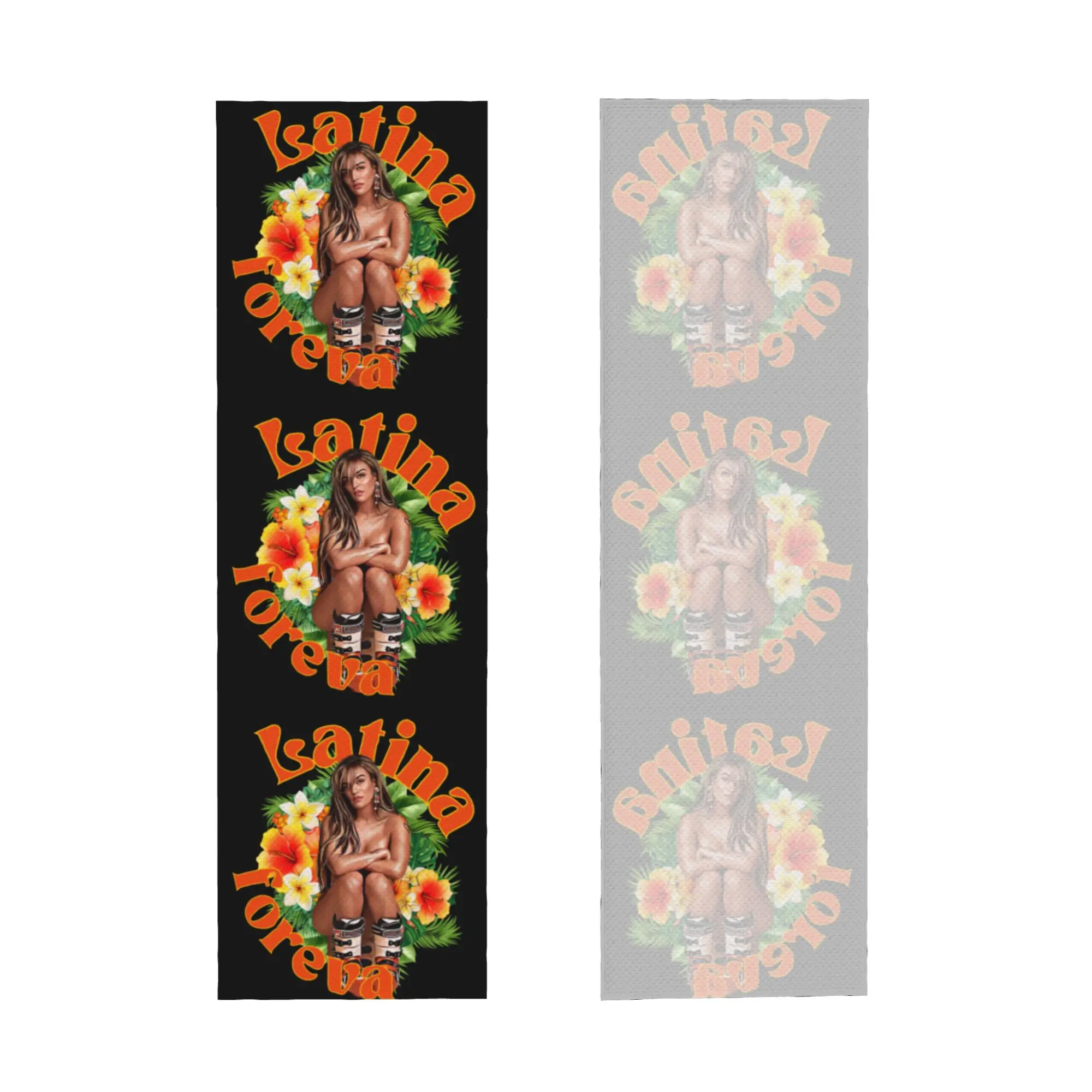 Colombian Music Singer Karol G Tropicoqueta Cold Exercise Towel Quick Drying Face Towel  Sports Towels