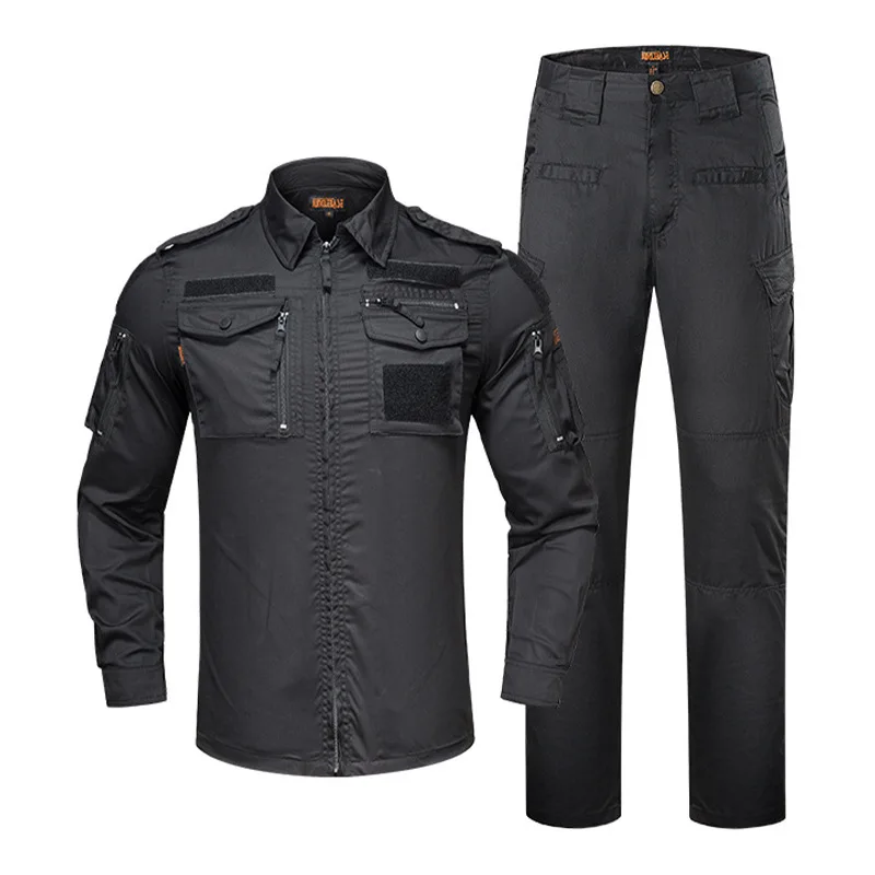 Tactical Camo Uniform BDU Shirt Pants SetOutdoor HuntingTraining Hiking Clothes Airsoft Sniper Clothing Combat Ghillie Suit