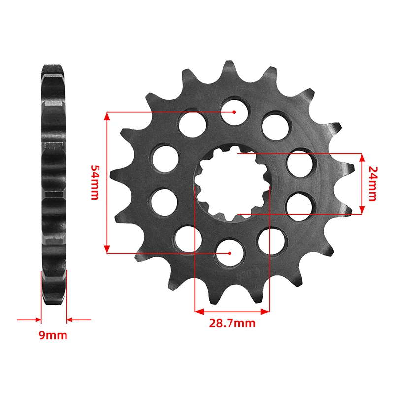 

530 17T Motorcycle Front Sprocket Gear Chain Wheel Cam For Kawasaki ZX-14 ZX1400 Ninja ZX-14R ZX1400 Ninja ZX 14 ZX 1400 530-17T