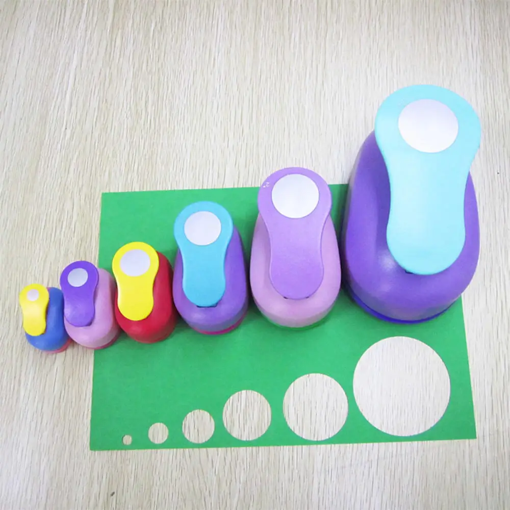 กระดาษหัตถกรรม Punches-Hole Puncher หลุมกลมเดี่ยวรูปร่าง Punch วงกลมกระดาษ Puncher สำหรับศิลปะหัตถกรรม Scrapbooking หัตถกรรม