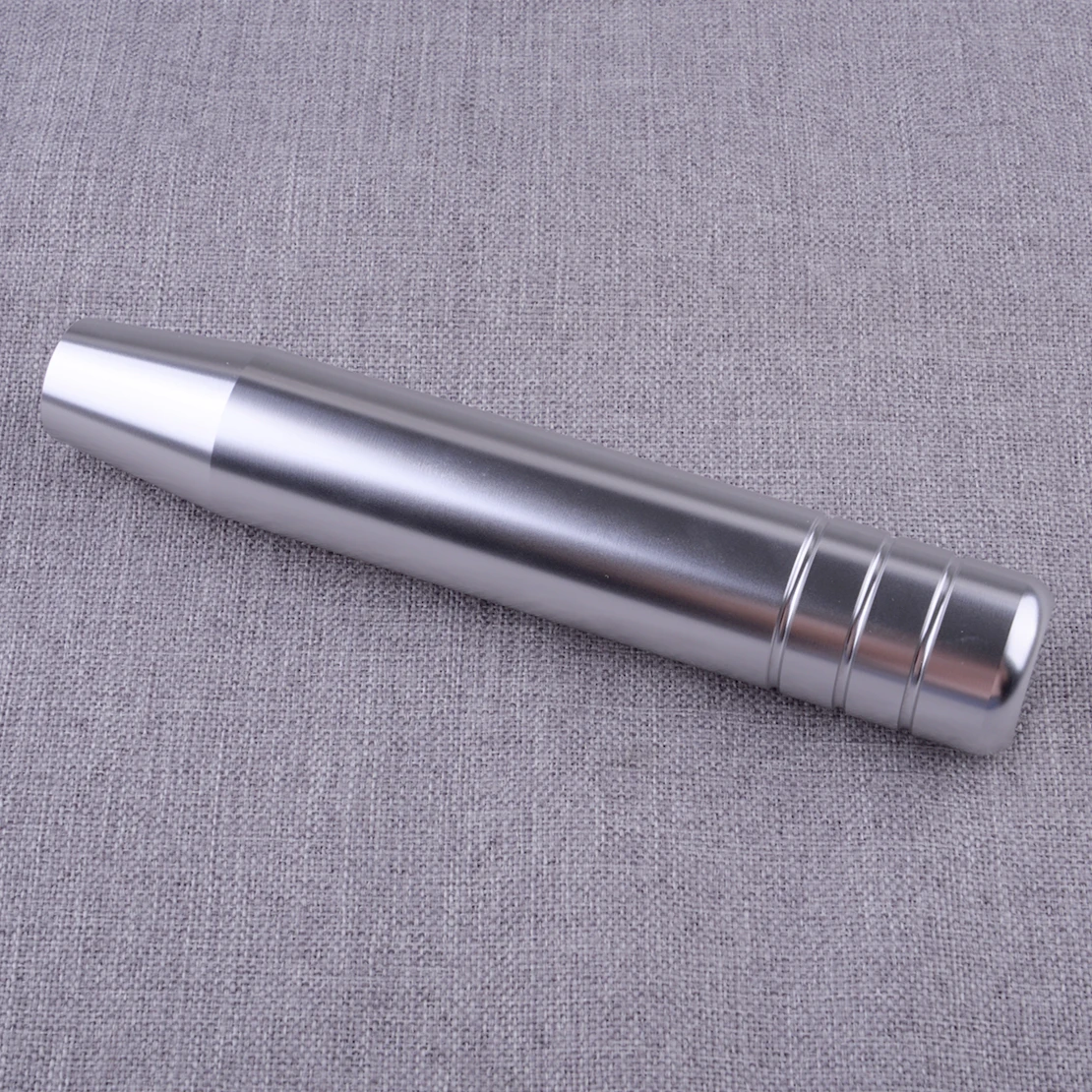

18cm Long Manual Gear Shift Shifter Lever Stick Knob Silver Aluminium Universal for Car M8 M10 M12