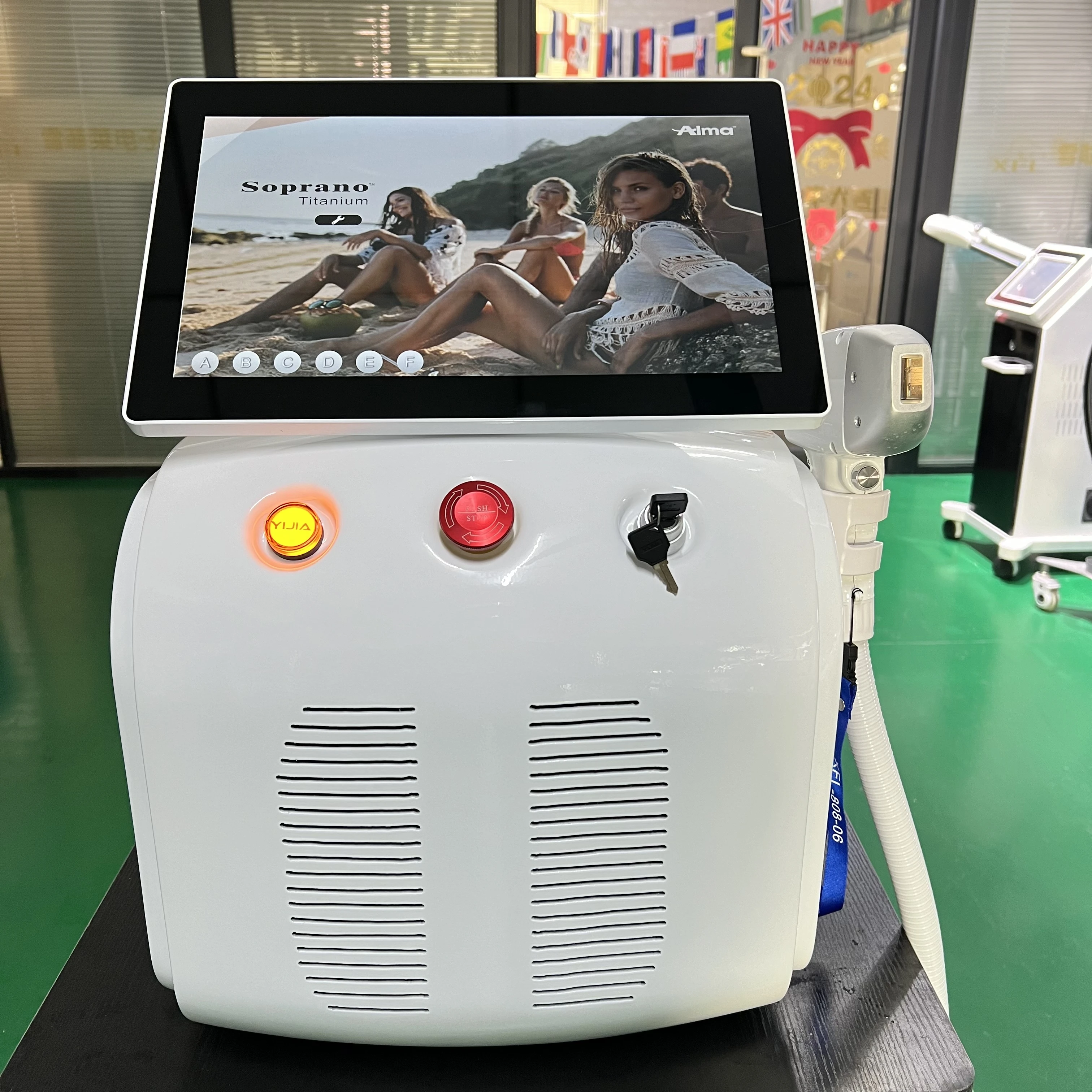 2024 Portable Diode Ice Titanium Laser Body Hair Remov Machine Professional 2 In 1Nd Yag Pico Laser Tattoo RemoV Machine