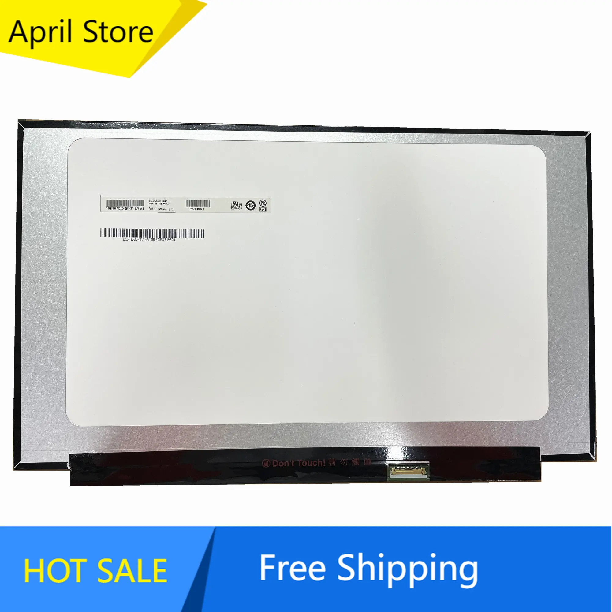 B156HAN02.1 fit B156HAN02.2 B156HAN02.3 B156HAN02.4 NV156FHM-N48 N156HCA-EAB EBB Laptop Lcd screen panel FHD 1920*1080