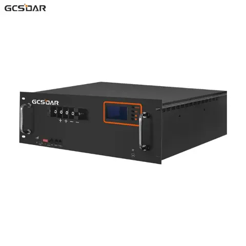 GCSOAR 저전압 랙 타입, 에너지 저장 시스템, 태양 에너지 배터리, 10kWh, 200AH, 48V, 51.2V