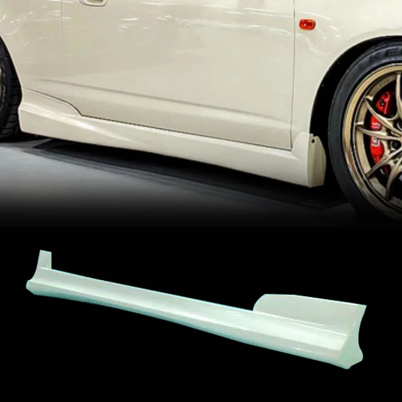 For Integra DC5 Acura RSX MU Style Side Skirt Vehicle Side Bottom Extension Performance Trim Parts