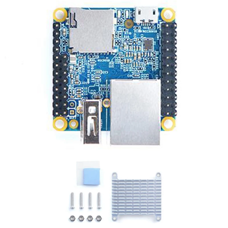 

Макетная плата Nanopi NEO H3 с открытым исходным кодом + радиатор DDR3 RAM 512 Мб, четырехъядерный, Cortex-A7 Ubuntu Openwrt Armbian