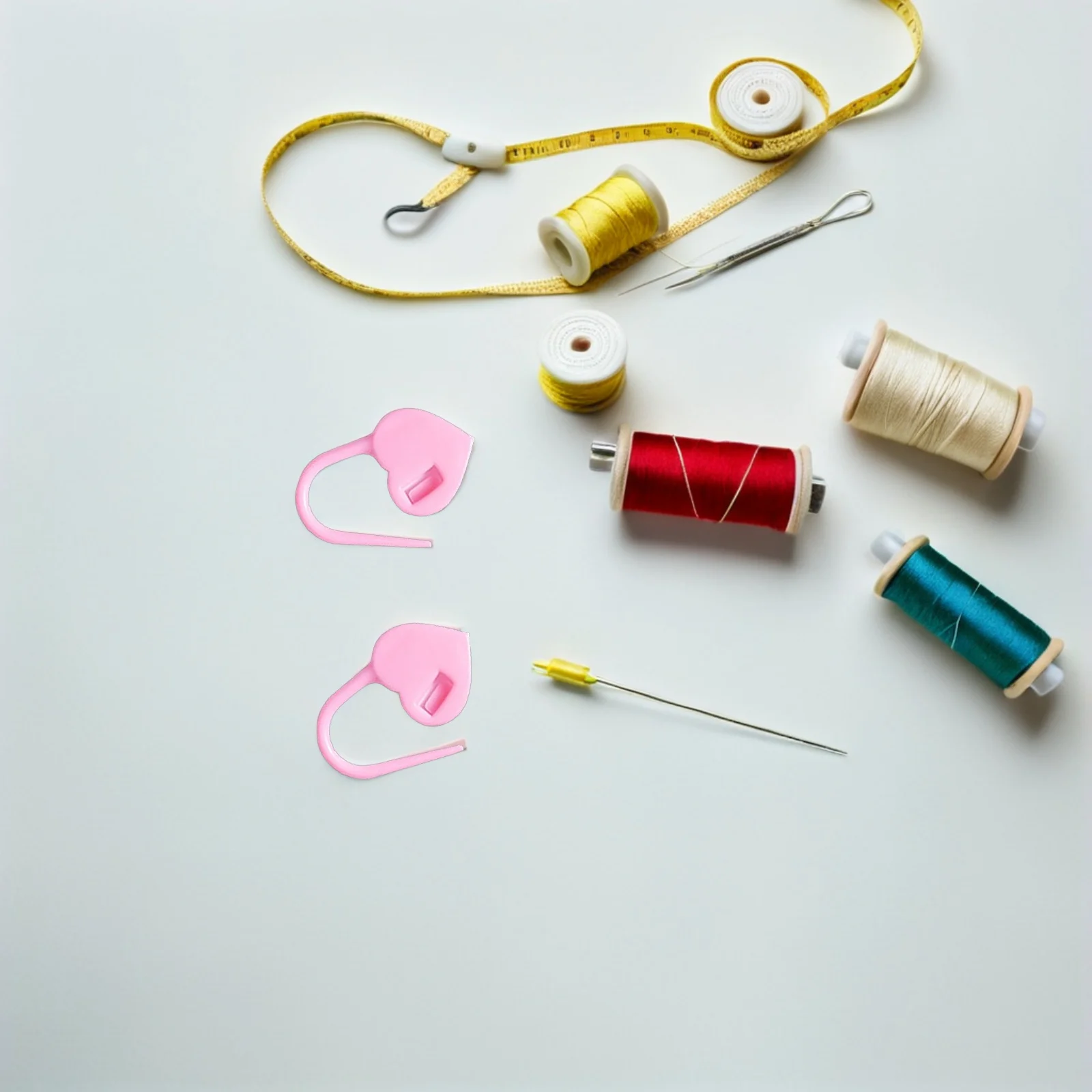 

30pcs 1 Box Of Stitch Markers Colored Crochet Locking Clips Reusable Knitting Stitch Rings For Yarn Sewing Quilt Embroidery