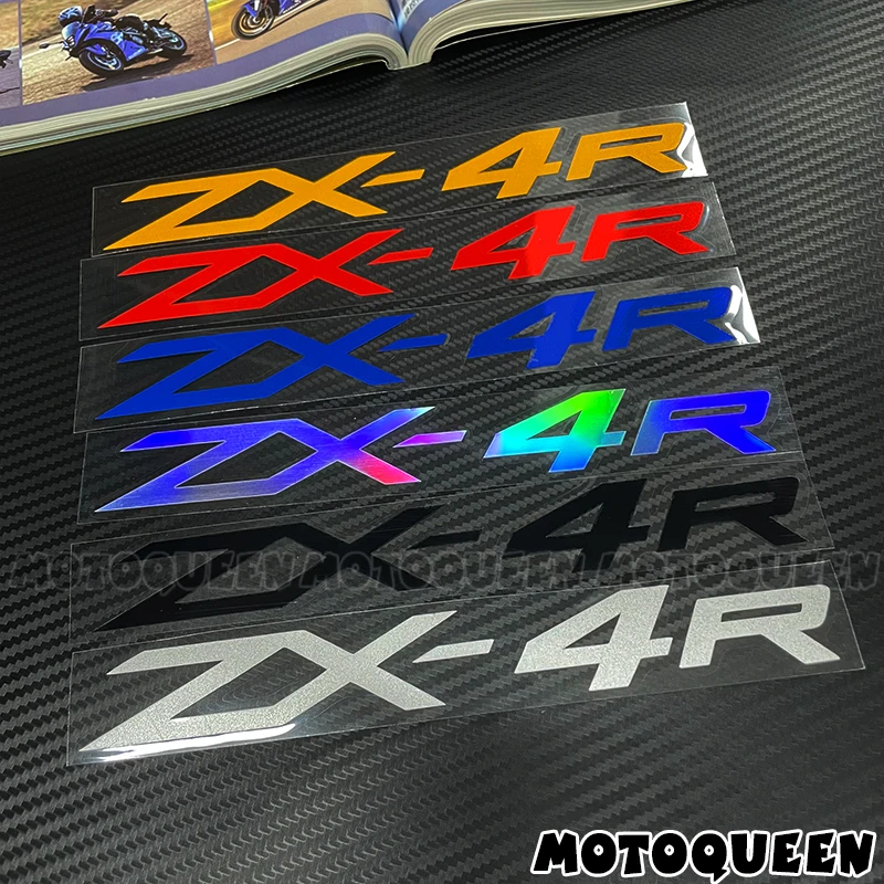 

For Kawasaki ZX 4R 4RR 6R ZX4R ZX4RR ZX6R Motorcycle Body Shell Wheels Fairing Label Helmet Fuel Tank Pad Decals Stickers