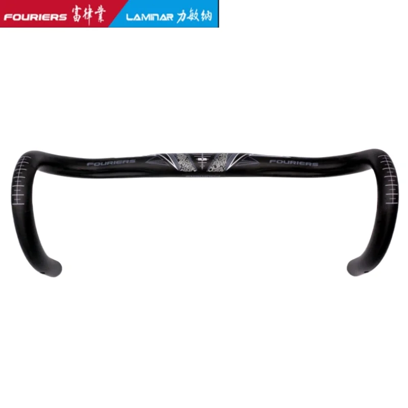 FOURIERS ROAD HANDLEBAR Carbon fiber Unique lightweight handlebar Bent Bar 31.8X380, 400, 420,440mm