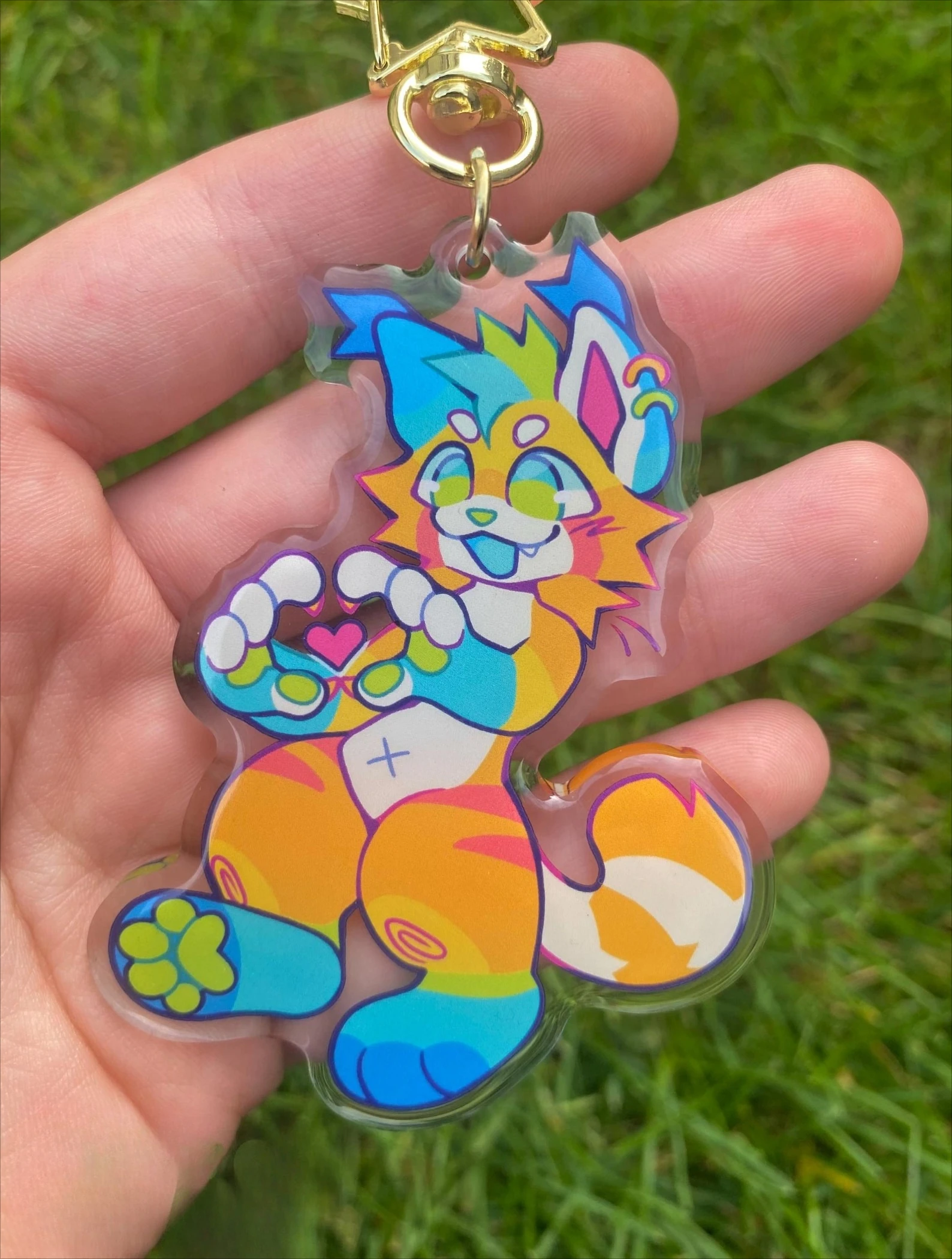 Token Furry acrylic charm Collection Toys Gift for Friend