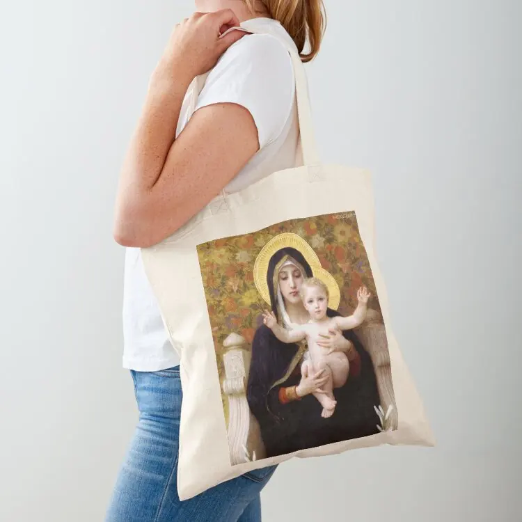 سيدةنا: عذراء الزنابق، حقيبة حمل Bouguereau، حقائب قماش، أكياس التسوق