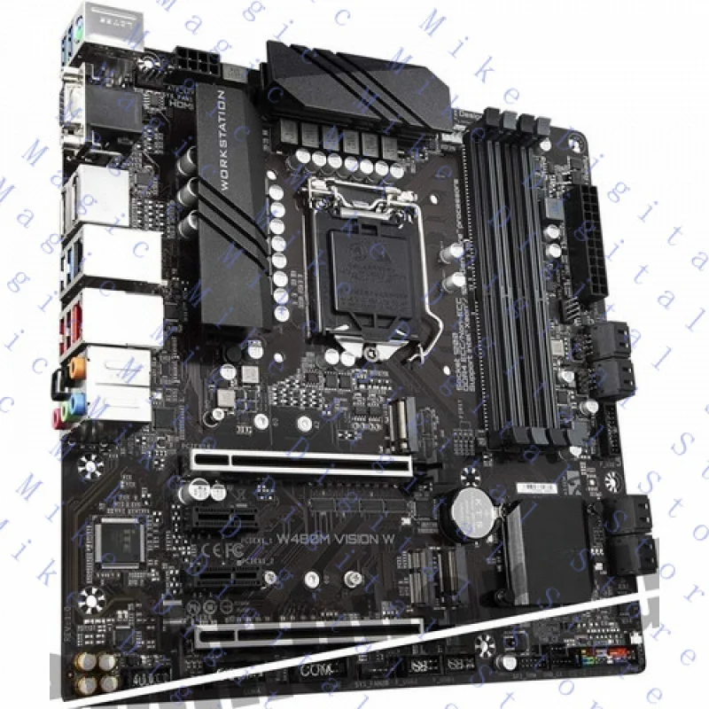 UU  FOR Gigabyte W480M Vision W LGA1200 Support Intel 10/11th core w1200 w1300