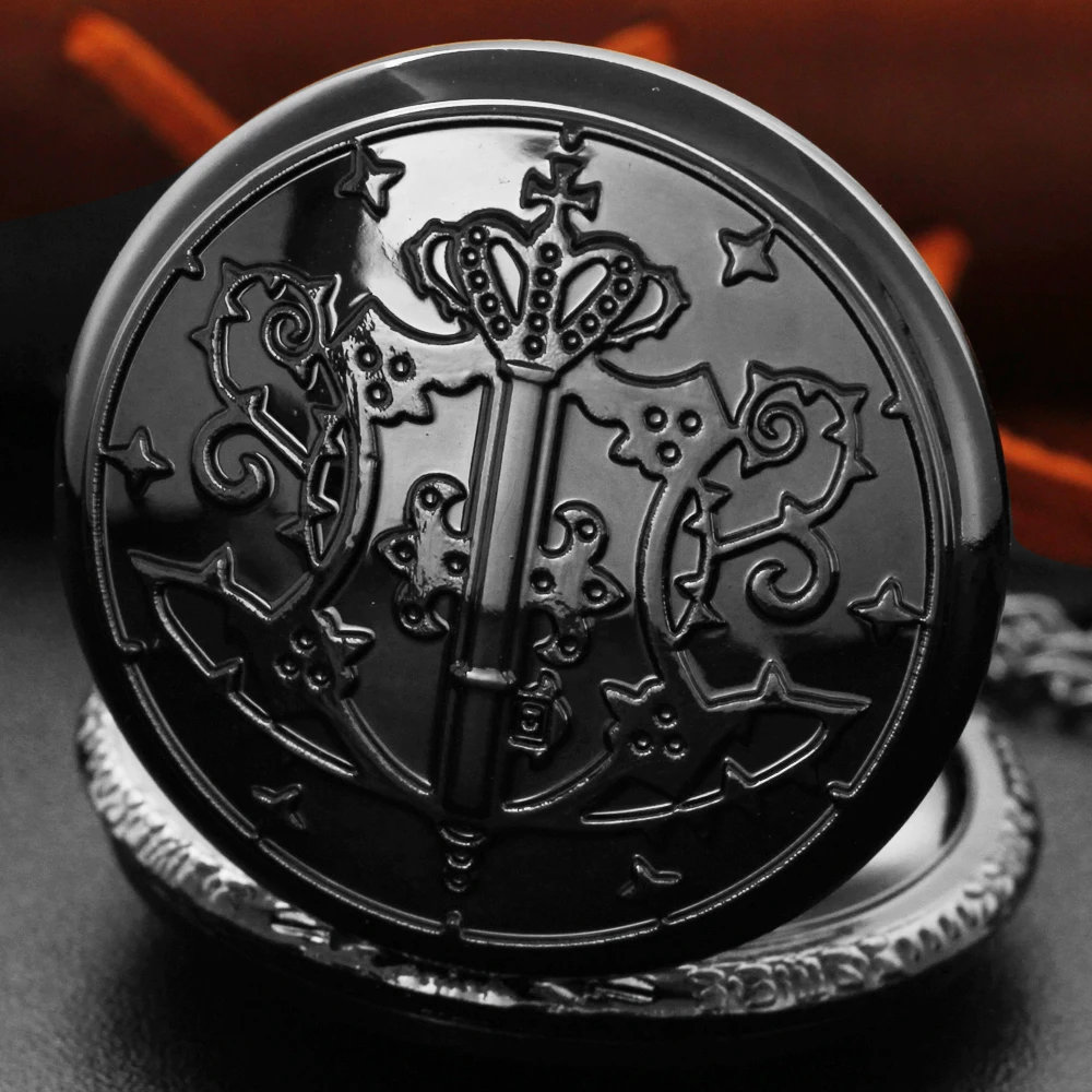 ヴィンテージとげローズ高貴なクラウンクロスディーコンクォーツ懐中時計男性と女性のネックレス時計スチームパンクアンティークギフトアクセサリー