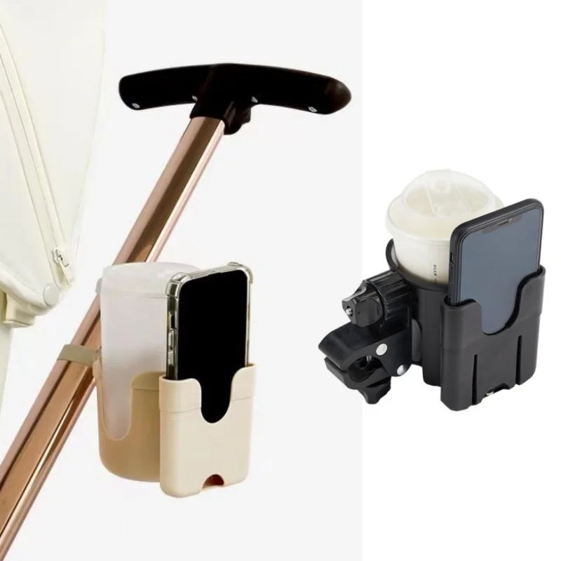 

Pram Cup Holders Children's Stroller Bottle Holders Pram Bottle Holders Anti-Slip Design Pram Accessories Mobile Phone Holders