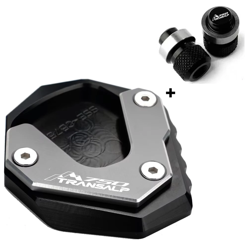 Fit For HONDA TRANSALP750 XL 750 TRANSALP 750 XL750 2024 2023 Motorcycle Accessories Foot Side Stand Kickstand Enlarger Pad