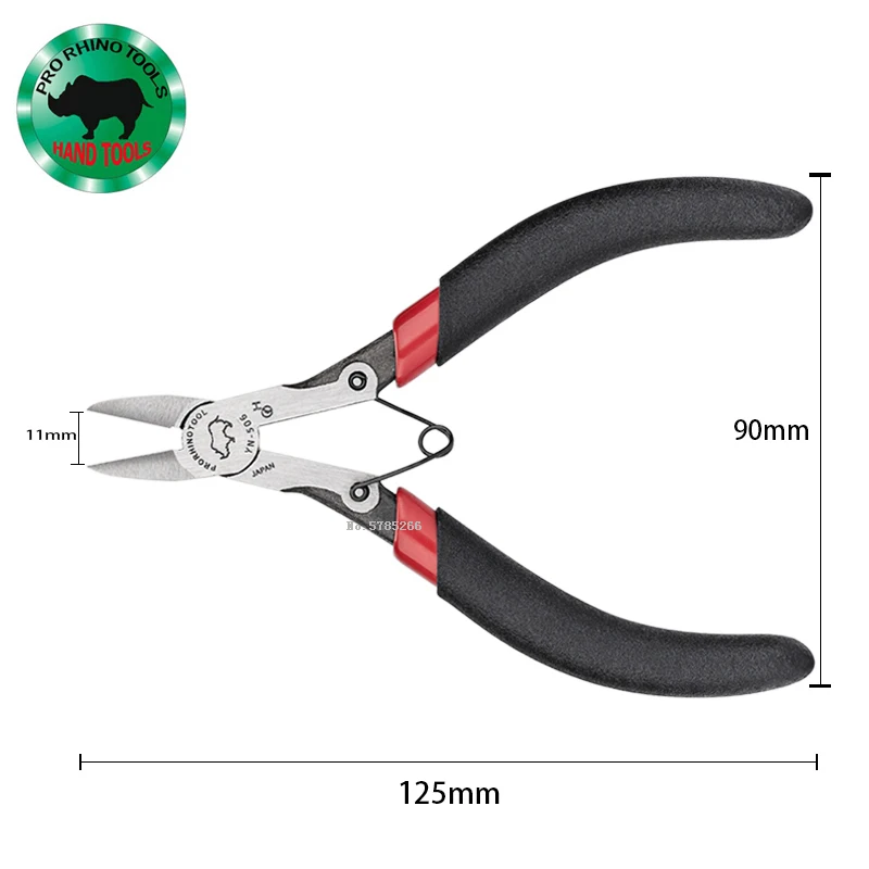 PRO RHINO TOOLS YN-506 5 Inch Diagonal Pliers Super Hard Cable Cutter for Cutting Plastic Element Feet