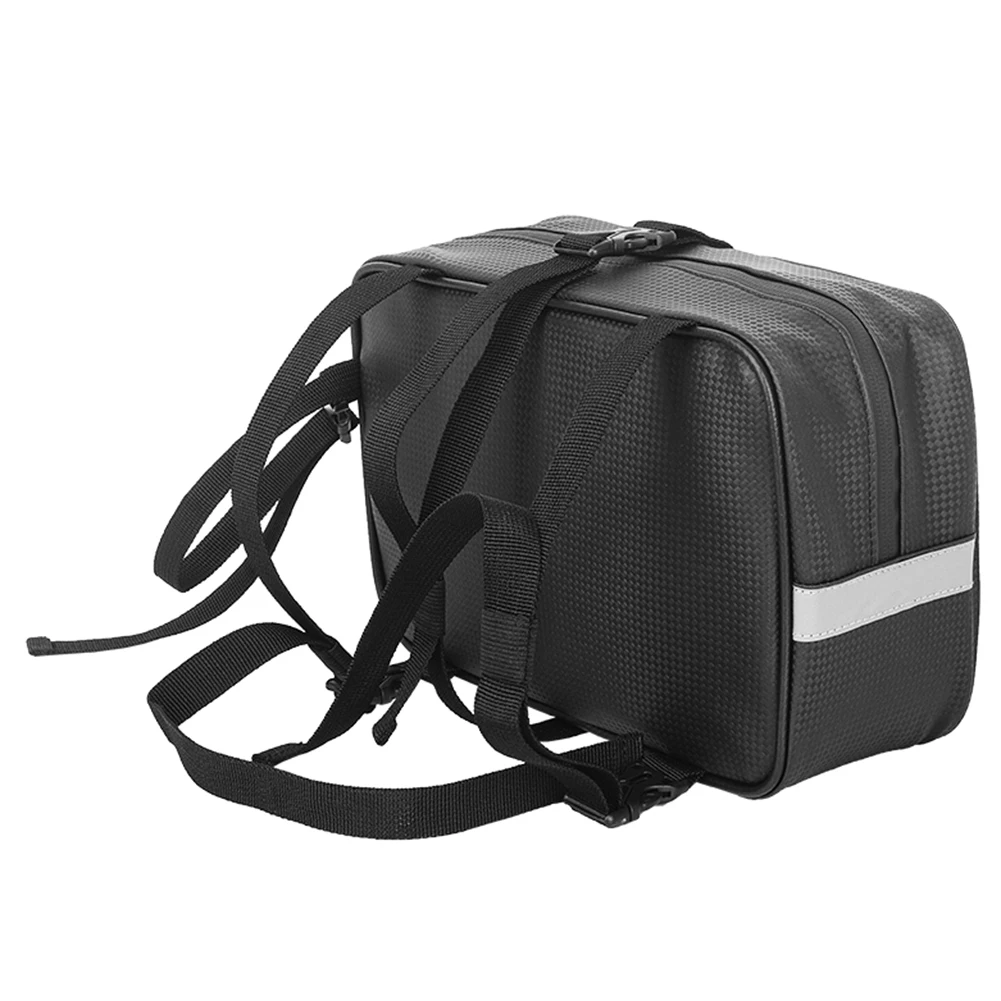 حقائب السفر الذيل الدراجات السلة تخزين الأمتعة الناقل سلة الطريق الجبلية دراجة كهربائية الرف الخلفي جذع أكياس #3