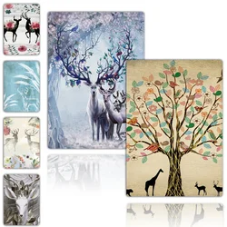 Business Air Tickets Passport Covers Credit ID Bank Cards Holder PU Leather Wallet Case Pouch Travel Accessories Deer Pattern