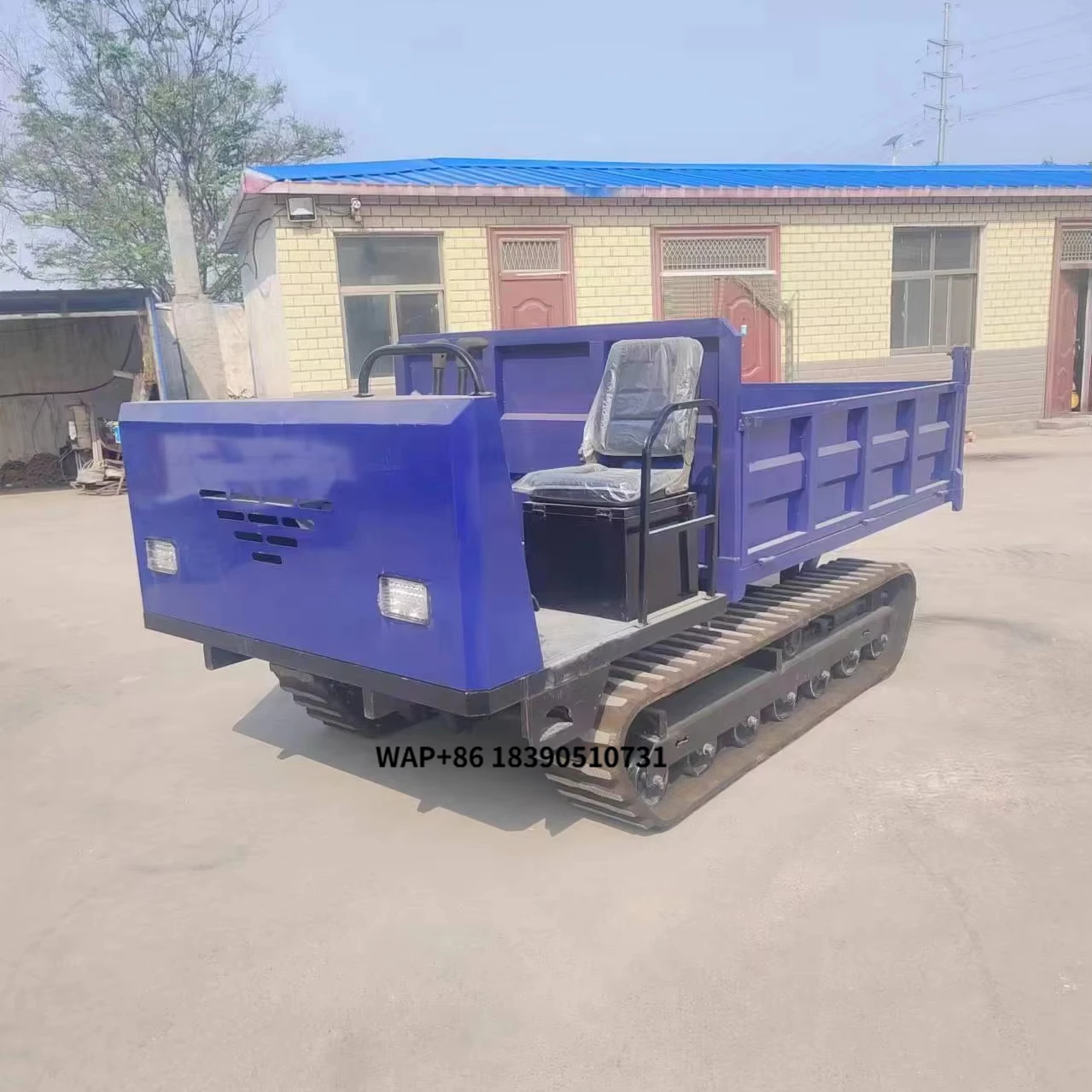 Deou 3T Wholesale Mini Truck Dump Truck Crawler Transporter for Agricultural and Forestry Products Transportation