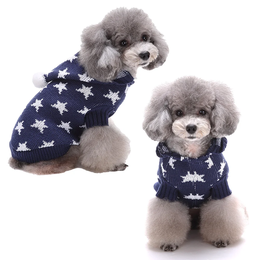 

Blue Christmas Snowflake Dog Sweater Size Xxl Holiday Party Costume Pet Clothes Puppy Dog Clothes Pet Party Costume