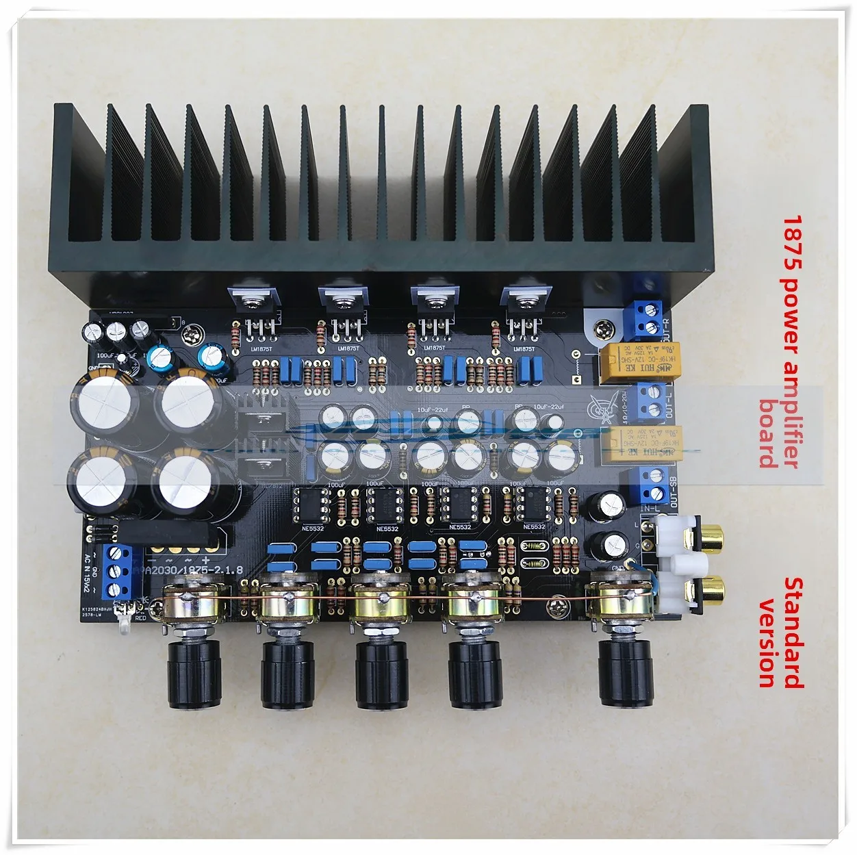 Плата усилителя мощности LM1875, 2.1-канальная, с усилением басов, BTL-аудио, готовая плата/запчасти SK18752