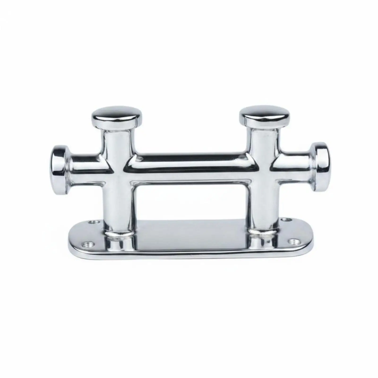 316 Stainless Steel Cleat Mirror Polished Yacht Mooring Cleat Marine Hardware for Marina, Dock, Ship Deck