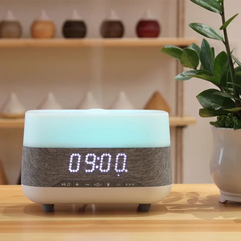 深圳製 オイル加湿器 目覚まし時計 冷ミスト 超音波式 ポータブル アロマディフューザー オフィス 寝室用 メーカー