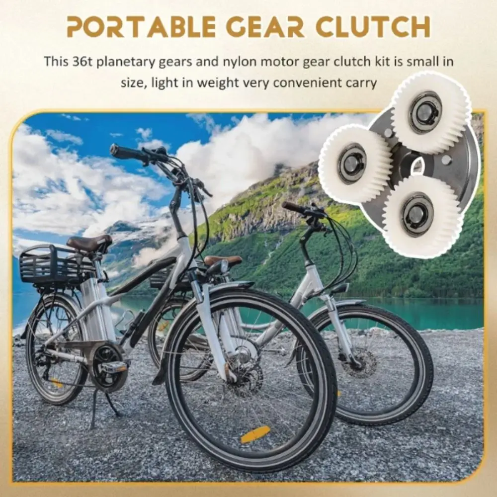 36T Planetary Gear Nylon Gear Planetary Gear Replacement Clutch Planetary Gear MXUS Clutch 38mm Bafang Motor Gear Bafang Motor