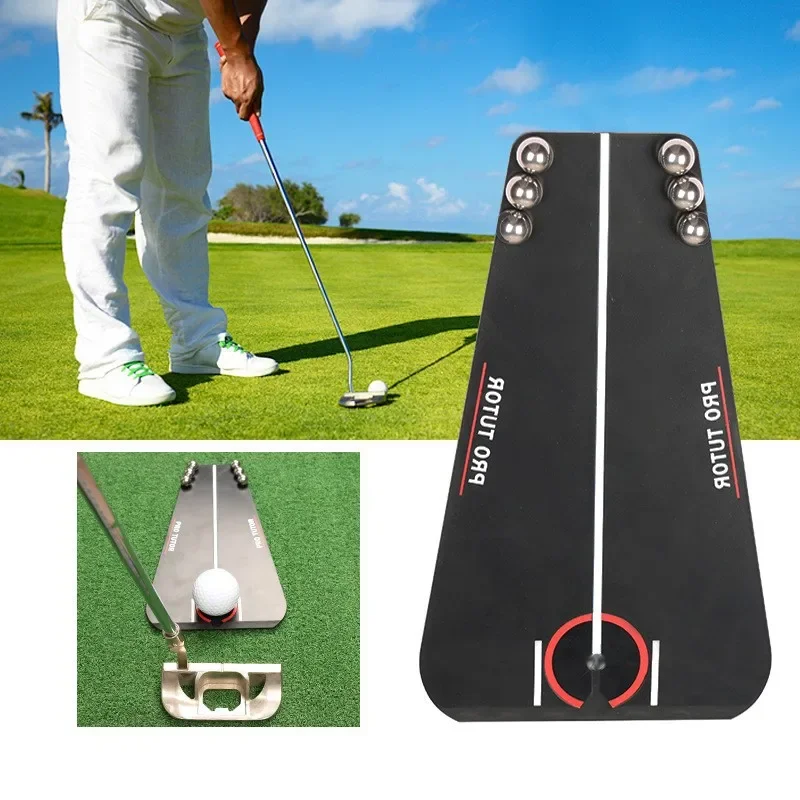 

Golf Putting Tutor Practice Training Aids Golf Putting Training Tools for Beginners Kids Adults Golf Training Assistant